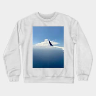 Airplane window view Crewneck Sweatshirt